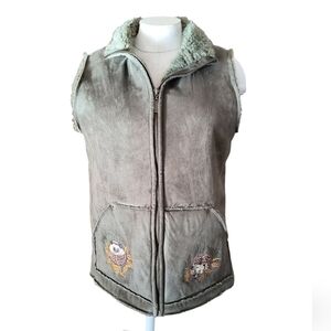 Tulchan Faux Fur Lined Vest Size S